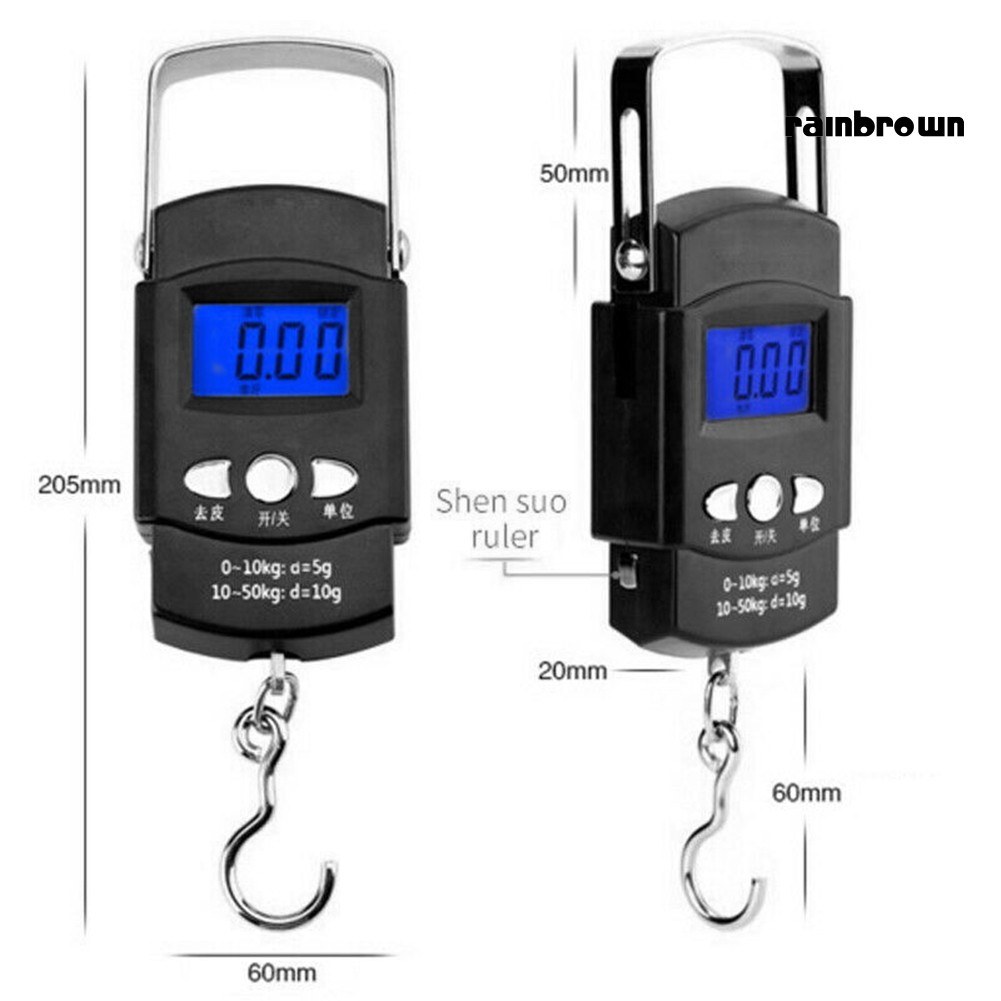 Cân Hành Lí Điện Tử Cầm Tay Màn Hình Lcd