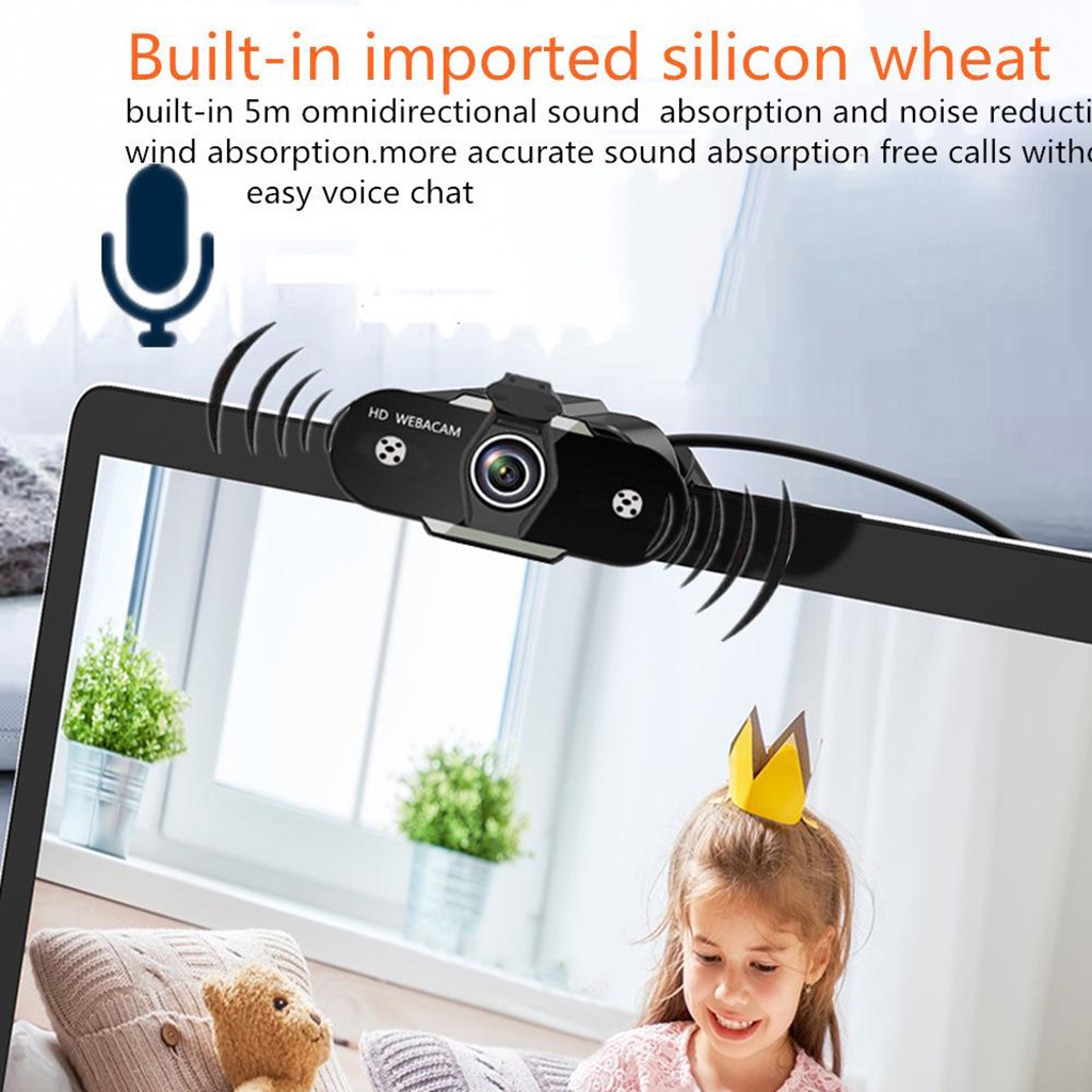 Webcam Usb Hd 61 480p Không Có Nắp Đậy Ốp | BigBuy360 - bigbuy360.vn