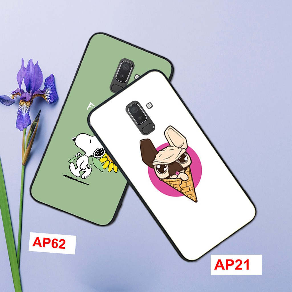 ỐP LƯNG SAMSUNG J8-SAMSUNG A8 PLUS IN HÌNH CUTE CHẤT LƯỢNG CAO
