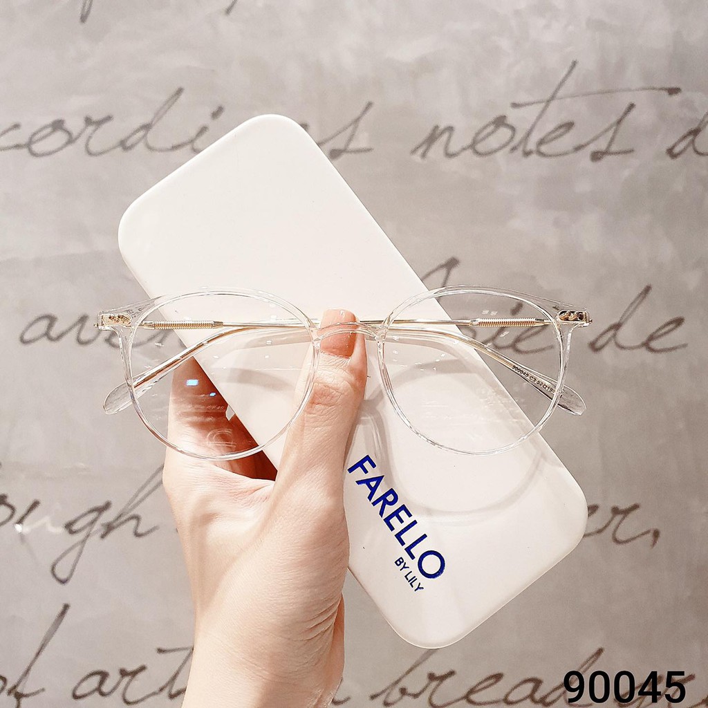 Gọng Kính Cận Moss Store Dáng Tròn Phong Cách Hàn Quốc 90045 + Nhận Cắt Tròng Cận, Loạn, Viễn | BigBuy360 - bigbuy360.vn
