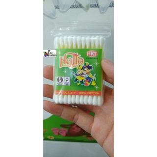 1 bịch Bông tăm cán nhựa tre 35 cây/bịch - Phụ liệu tóc Thủ Đức