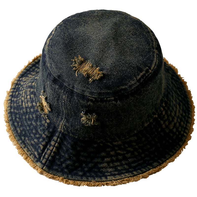 Mũ Tai Bèo Thiết Kế Rách Phong Cách Retro Nhật Bản Thời Trang Mùa Hè Cho Nam