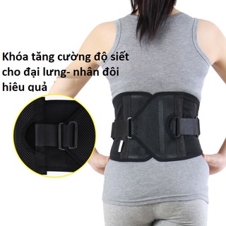 Đai cố định lưng SON YOUNG hỗ trợ cột sống, thoát vị đĩa đệm -HÀNG XUẤT HÀN QUỐC