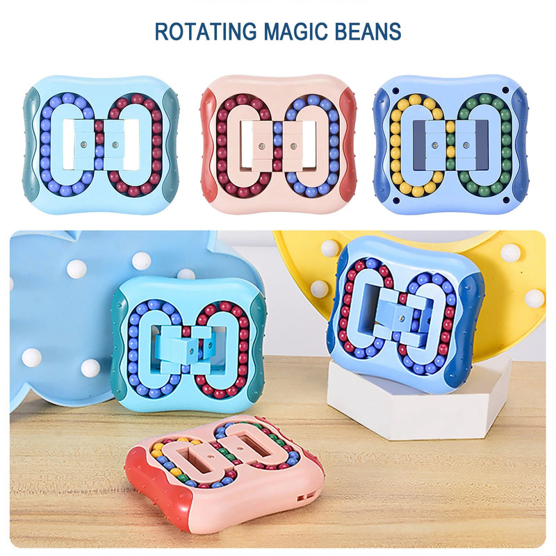 SPINNER Đồ Chơi Con Quay Hình Hạt Đậu Ma Thuật Vui Nhộn
