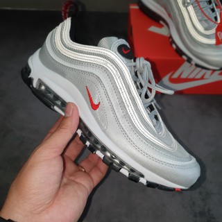 [GIÁ SALE] Giày Thể Thao Air Max 97 Màu Bạc Xám -  Có Phản Quảng - Sneaker AM 97