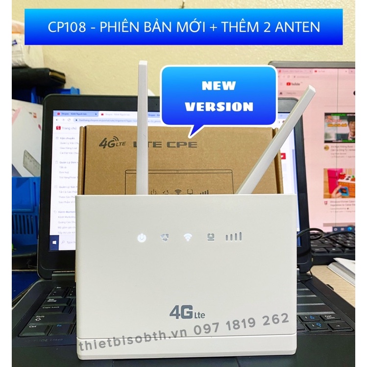 Bộ phát wifi từ sim 4g R311/H823/H300G, CP108, CP101 Kết nối 32 thiết bị, lắp đặt camera, oto, xe khách - hàng nhập khẩu