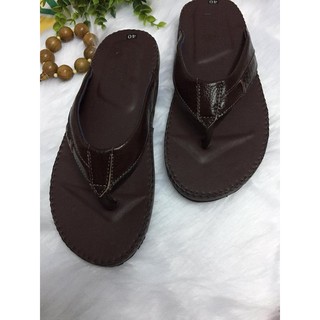 Dép kẹp nam quai da bò 100%