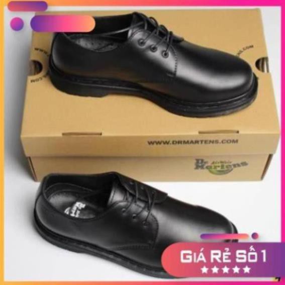 [Sale 3/3] Giày Da Bò 1461 2020 Full Black .Giày Dr.Martens Thailand Chính Hãng(1461.F.Black) Sale 11