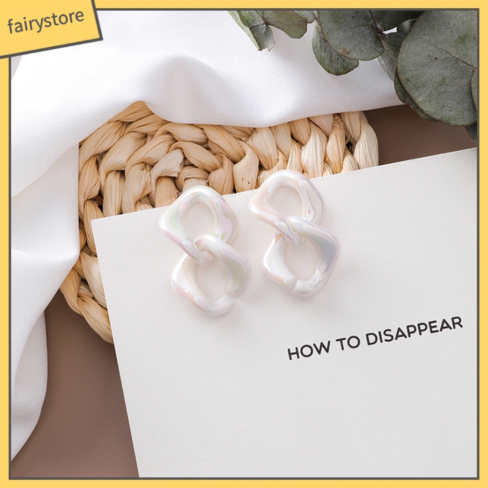 Hoa tai dáng dài phối hạt ngọc trai nhân tạo phong cách cổ điển cho nữ