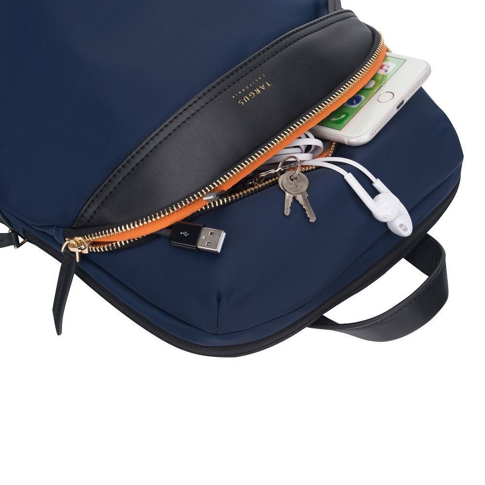 Balo Laptop Targus Newport Mini Backpack TSB94601 Navy - Hàng Chính Hãng