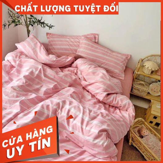 Cotton poly Kẻ Hồng