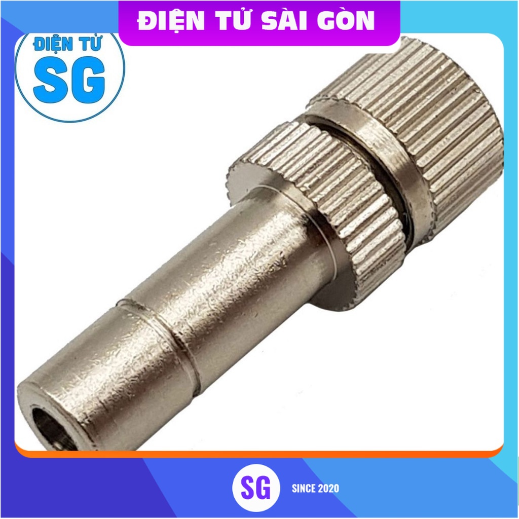Đầu béc phun sương ống 6mm lỗ 0.3mm - 0.4mm - 0.5mm - 0.6mm