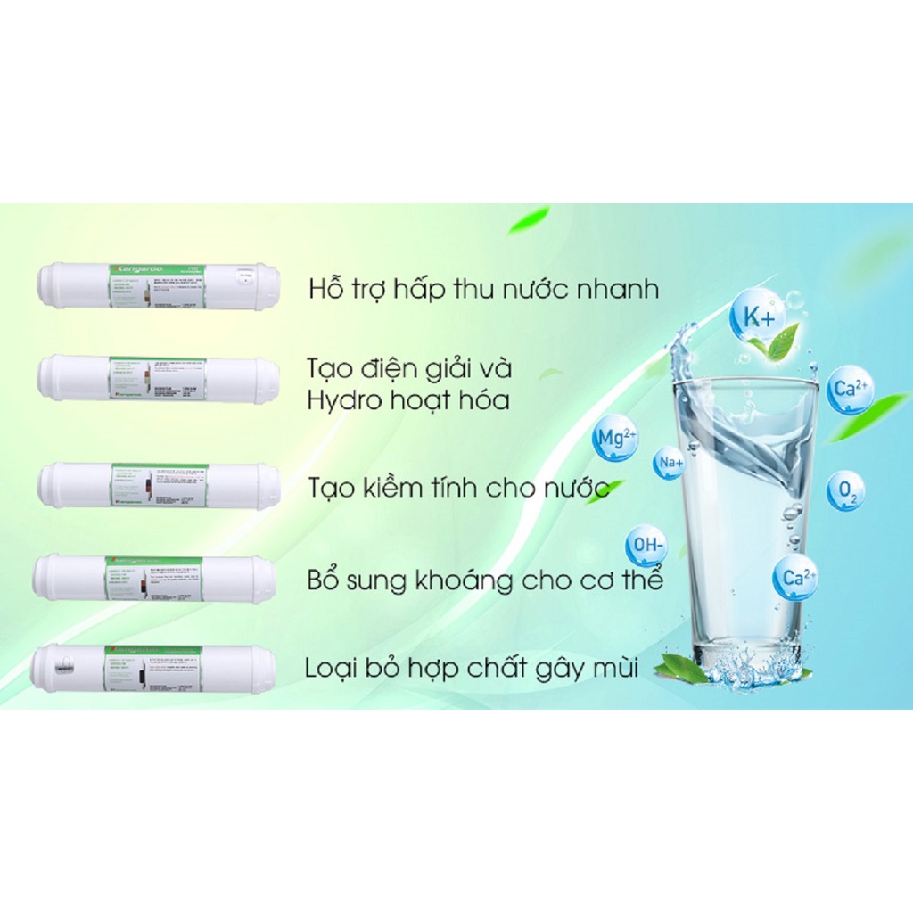 Máy lọc nước Hydrogen 9 lõi Kangaroo KG100HA không vỏ tủ