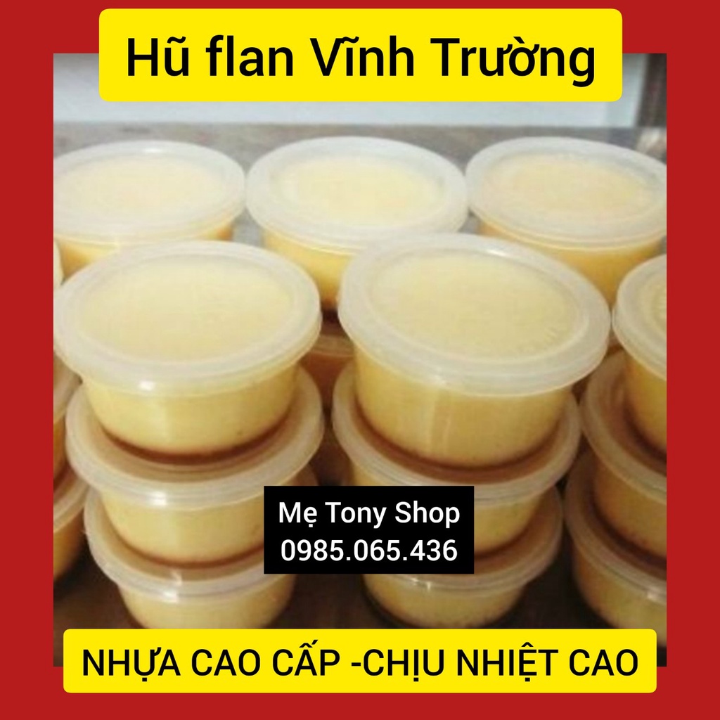 [Đảm Bảo Hài Lòng] Set 50 Hũ Làm Bánh Flan,Rau câu,Sữa Chua,Yaourt... (60ml)