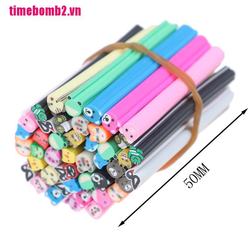 (Hàng Mới Về) Bộ 10 Miếng Đất Sét Trang Trí Móng Tay Hình Trái Cây