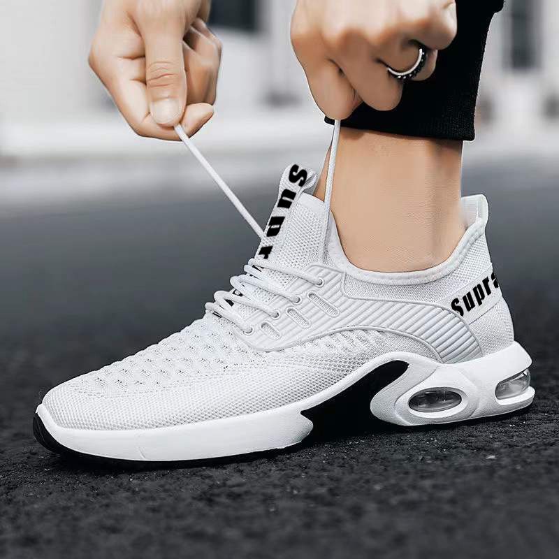 (Có 2 Màu) Giày thể thao sneaker nam đế đệm khí Suprarmett thoáng khí