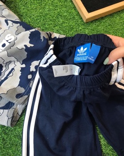 Bộ Adidas hoạ tiết rằn ri