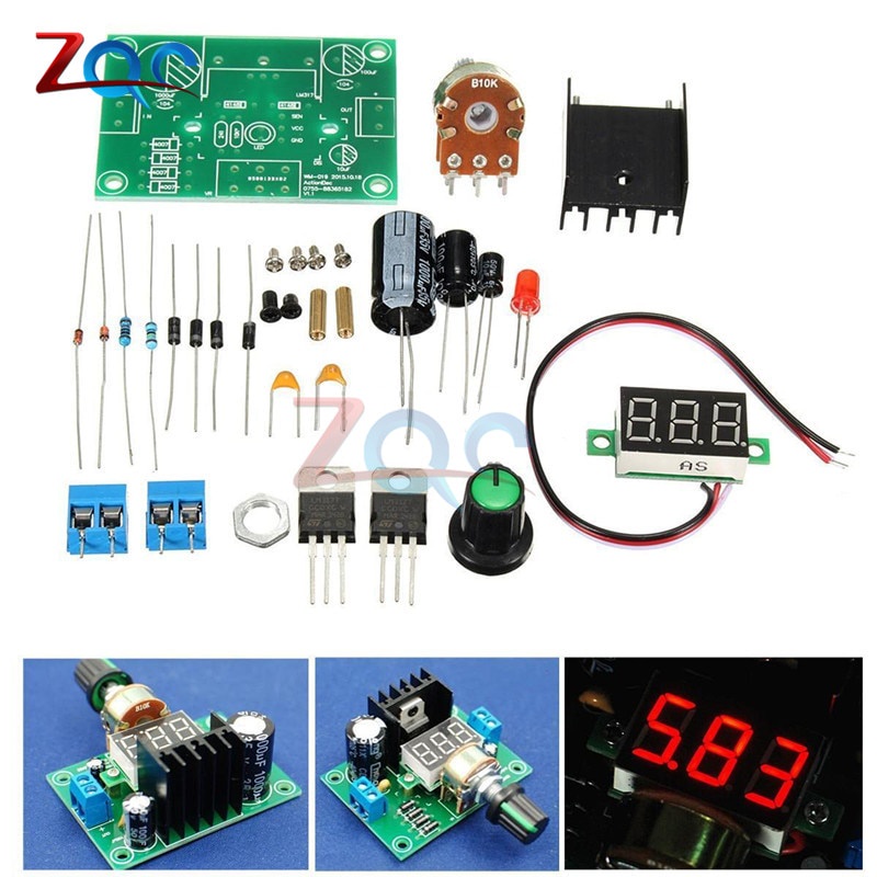 Bảng Mạch Điều Chỉnh Điện Áp LM317 DIY Chuyên Dụng