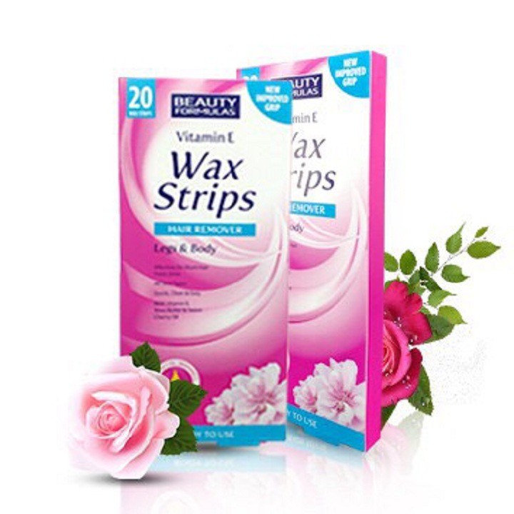 Miếng dán tẩy lông Wax Strips Legs and Body hộp 20 miếng | BigBuy360 - bigbuy360.vn