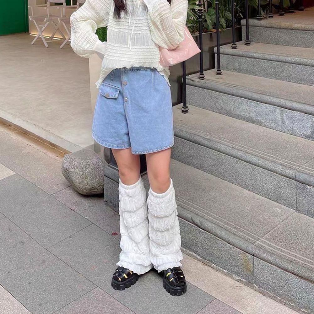 Vớ Giữ Ấm Chân Mùa Hè Hình Sừng Đơn Giản Dễ Thương Phong Cách Nhật Bản Cho Nữ