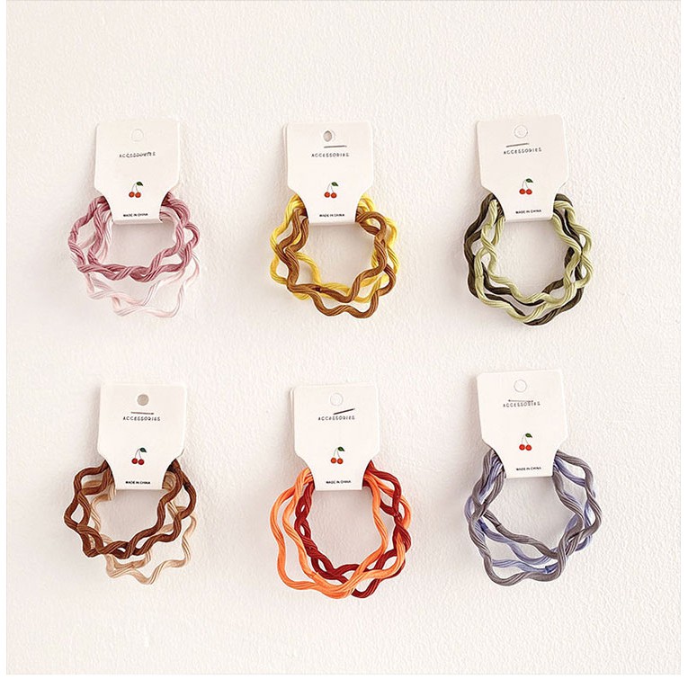 Dây thun buộc tóc thiết kế dễ thương không làm đau tóc dành cho bé gái