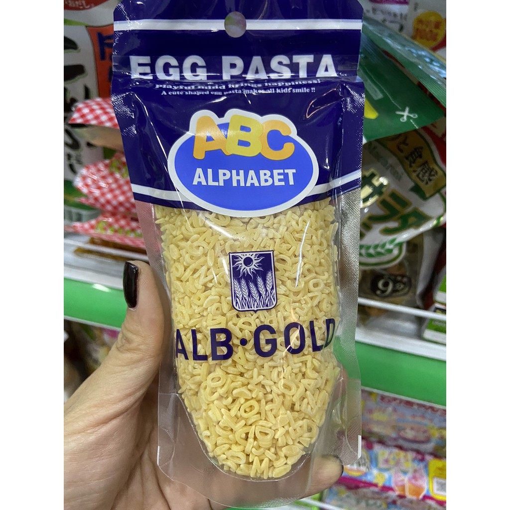 Nui Egg Pasta hình chữ cái Nhật Bản gói 90g