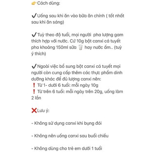 Bột canxi cá tuyết Nhật