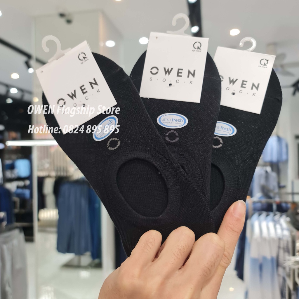 OWEN - (FREESHIP) Tất nam cổ thuyền Owen 100% cotton khử mùi