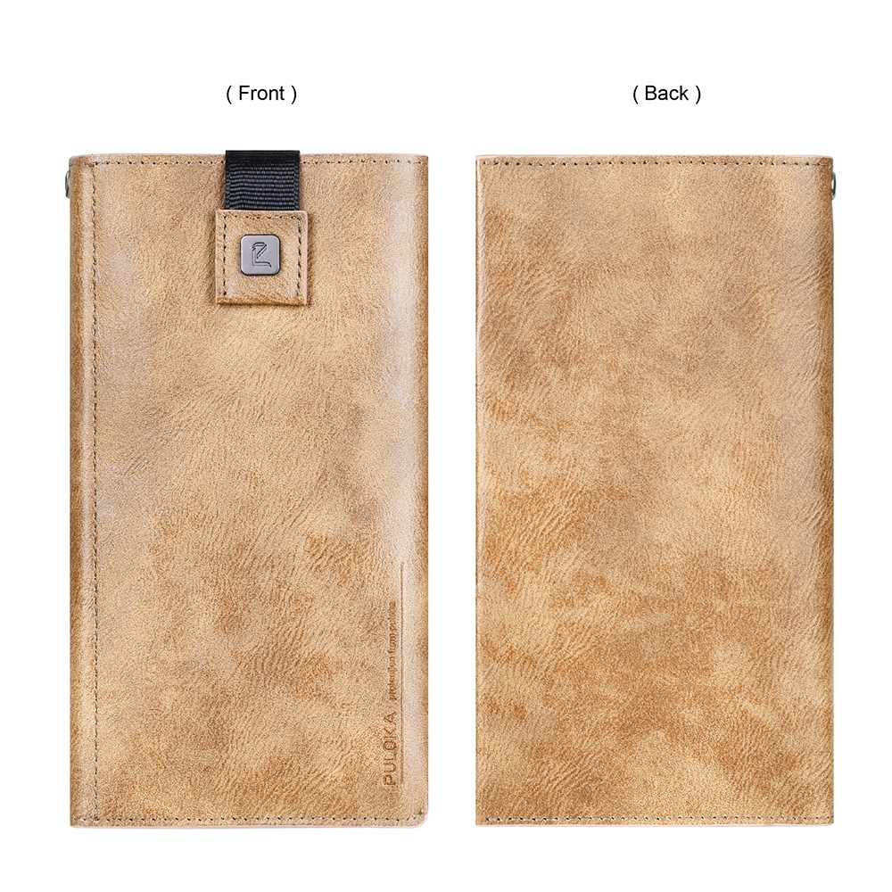Bao da điện thoại PULOKA nắp lật kèm ví cao cấp dành cho iPhone | BigBuy360 - bigbuy360.vn
