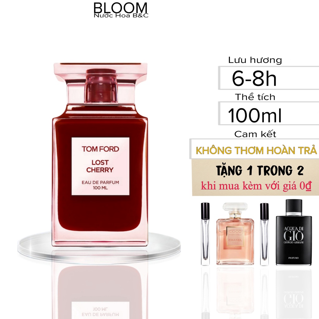 Nước Hoa unisex Tom Ford Lost Cherry EDP 100ml nước hoa nam nữ thơm lâu quyến rũ