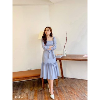 Rập giấy thiết kế/ Váy đầm buộc nơ nhún tùng/ mewmewdesign