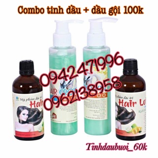 Combo dầu gội + tinh dầu bưởi