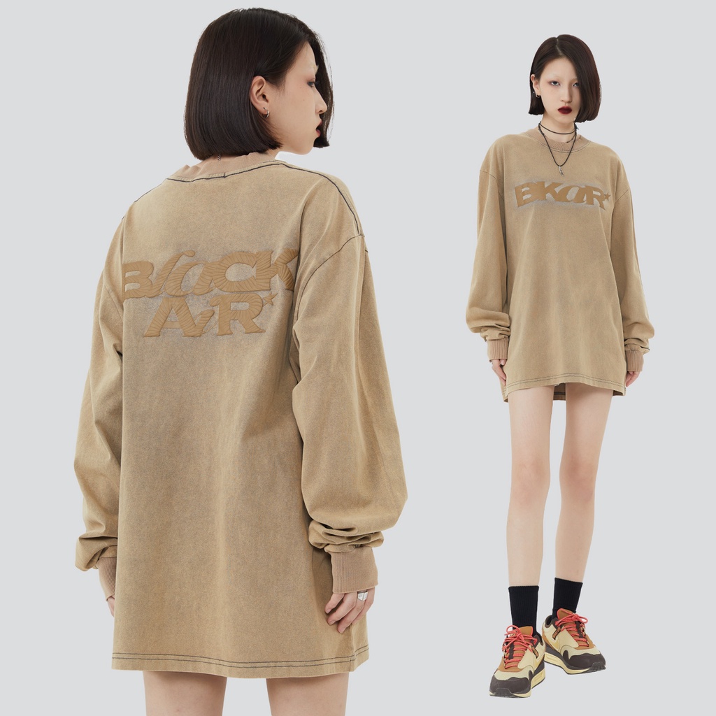 Áo dài tay Made Extreme Motif Embossed Long Sleeve