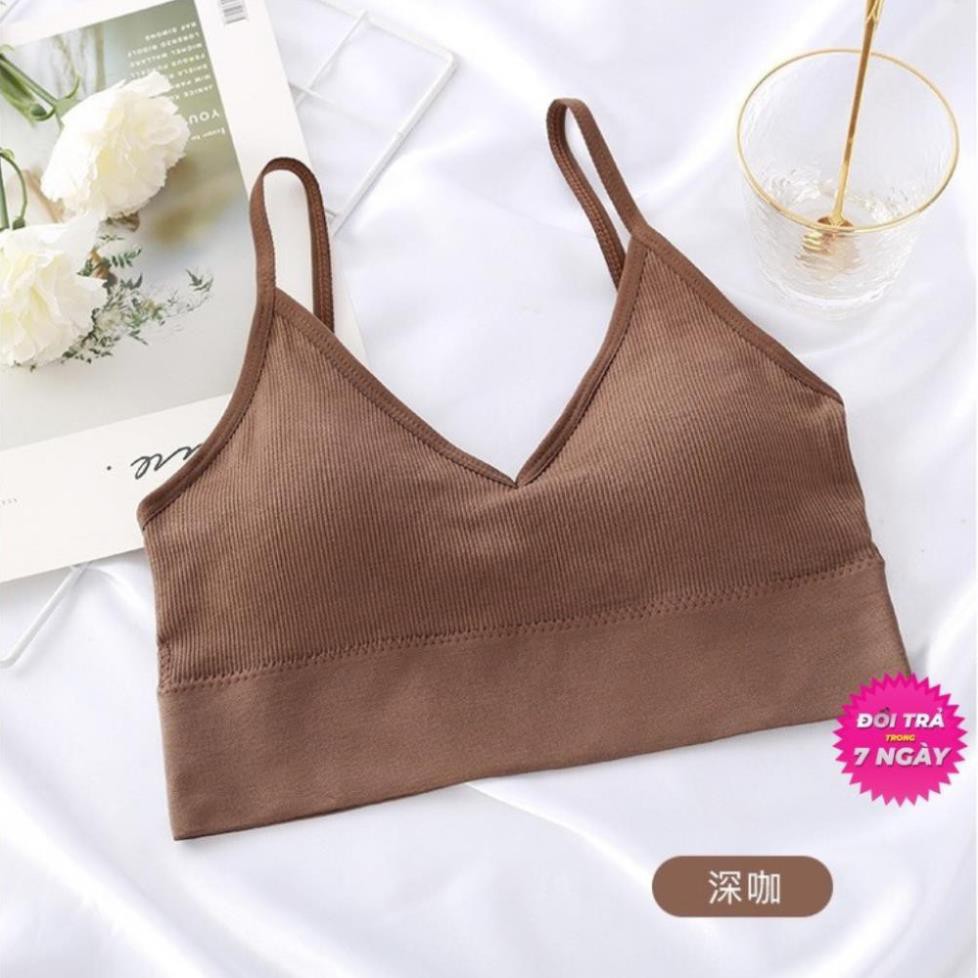 Áo bra nữ thể thao 2 dây tập gym hở vai siêu hot S1BRA03