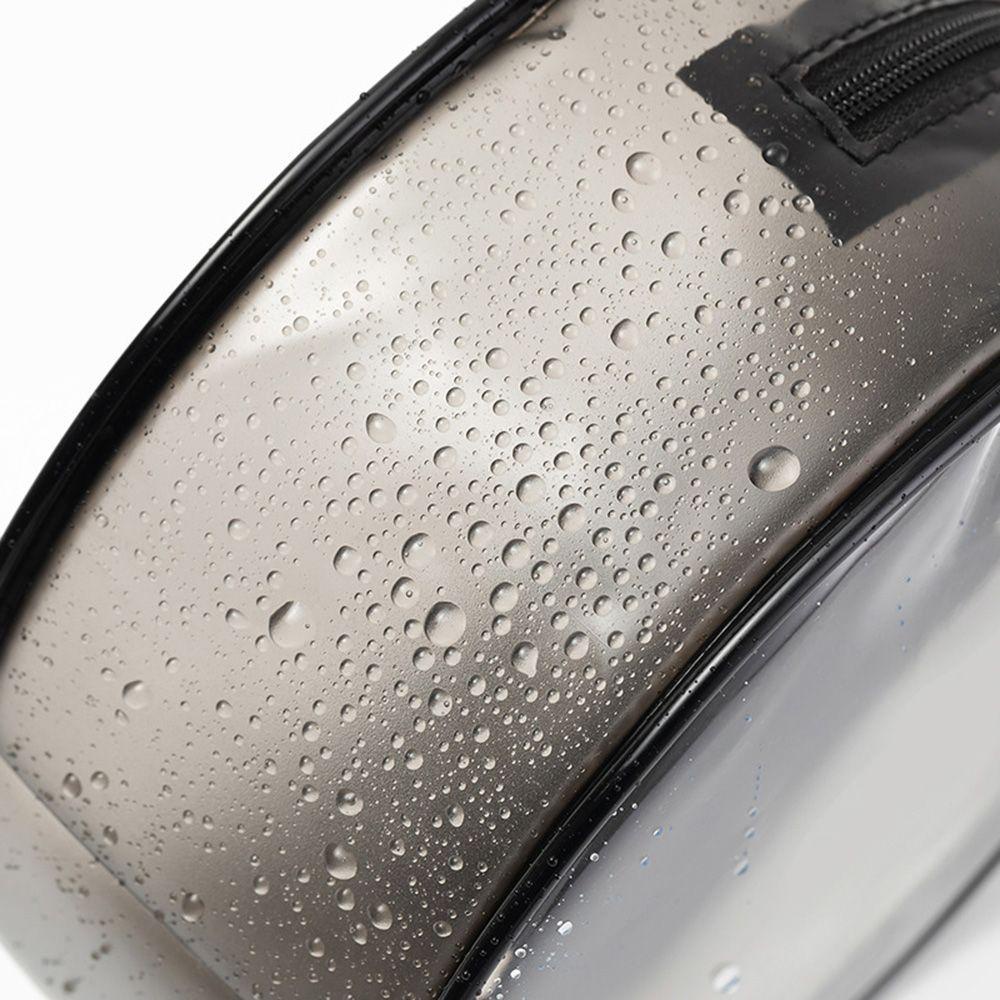 NIUYOU Bộ 2 Túi Nhựa PVC Trong Suốt Đựng Mỹ Phẩm Tiện Dụng