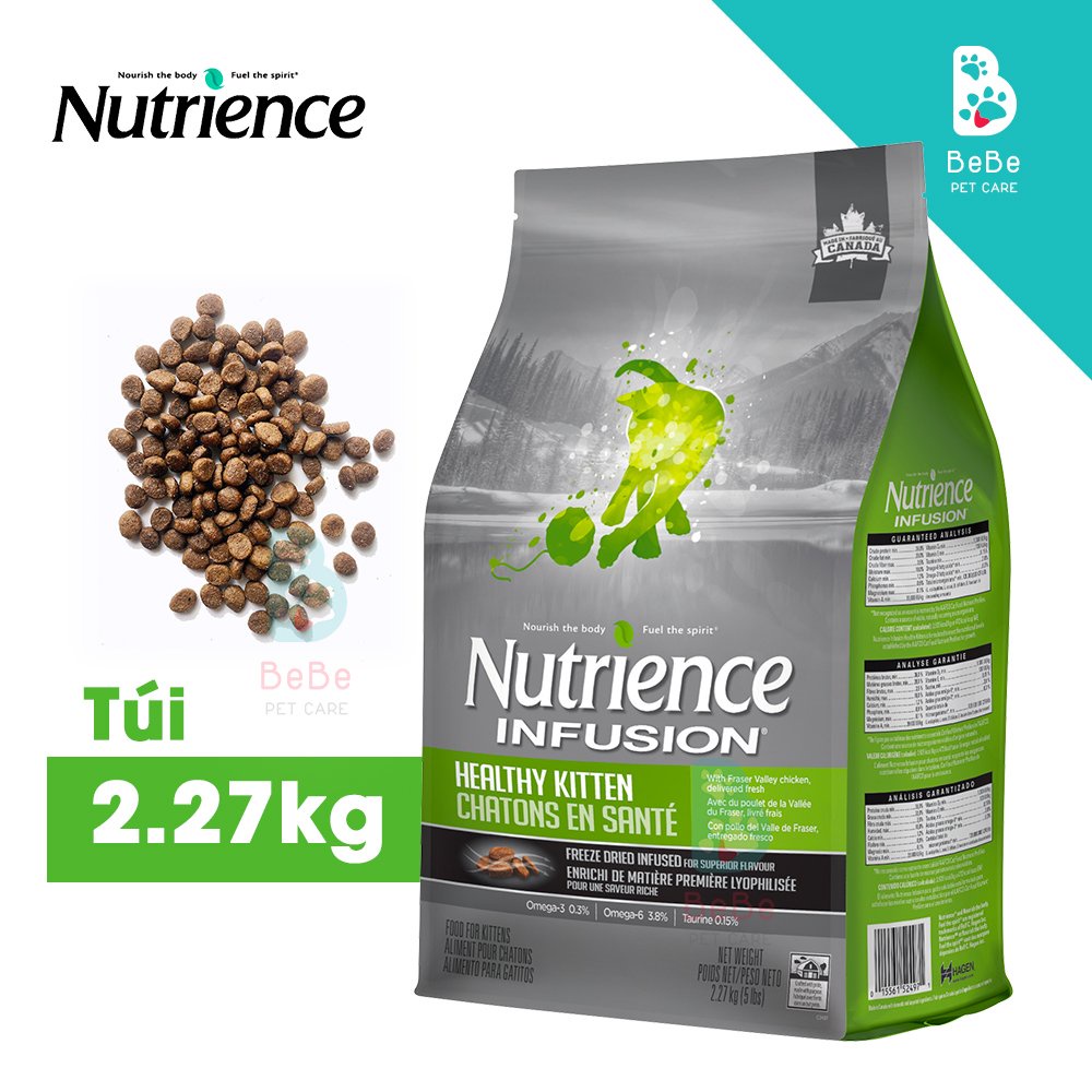 [500Gr] Hạt NUTRIENCE Original Cho Mèo Con (Thịt Gà Và Rau Củ Tự Nhiên)
