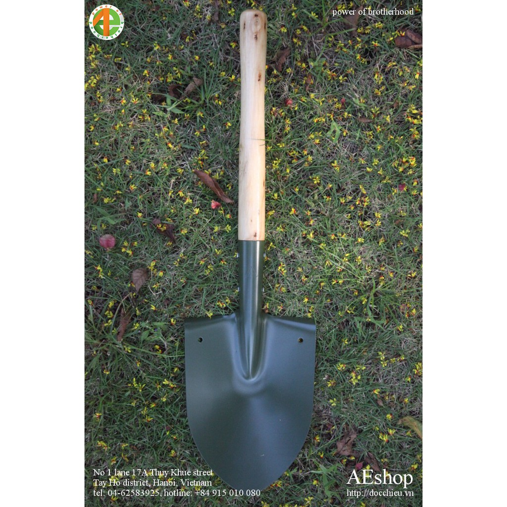 Xẻng công binh xẻng câu xẻng làm vườn xẻng dã ngoại 60cm