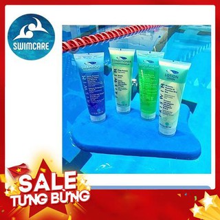 Combo dầu gội , dầu xả , sữa tắm và dưỡng da chuyên dụng dành cho người đi bơi TRISWIM 4x251ml