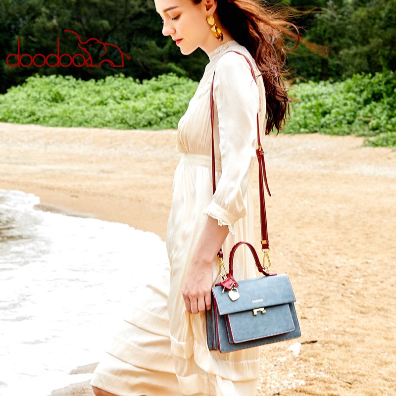 Túi xách nữ cao cấp thương hiệu doodoo chính hãng thời trang Hàn Quốc