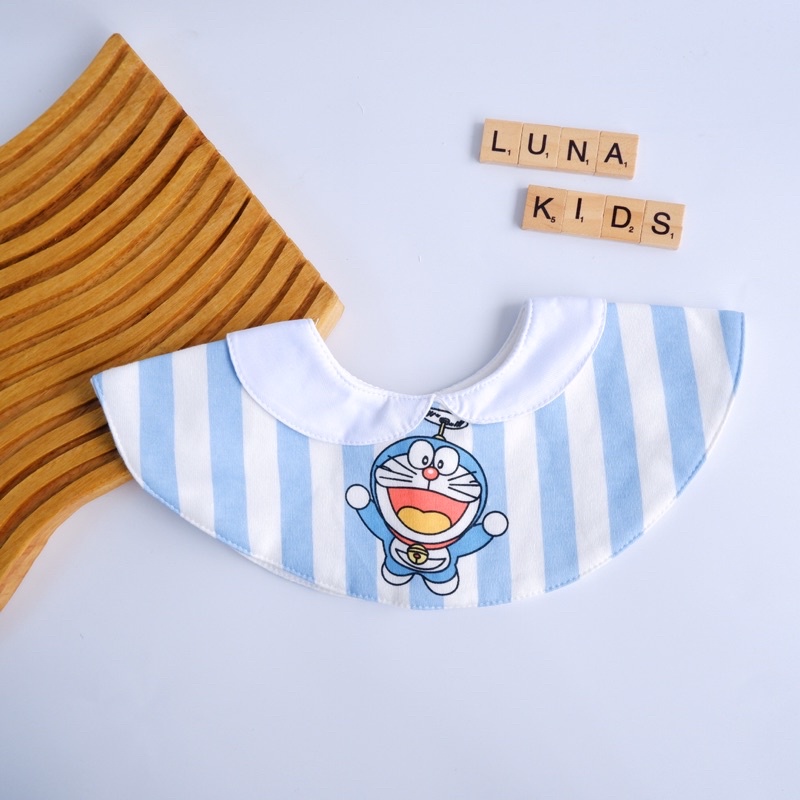 Yếm tròn xoay 360 style Hàn Quốc cao cấp cho bé, bé sơ sinh, bé gái - LunaKids [Ảnh thật]