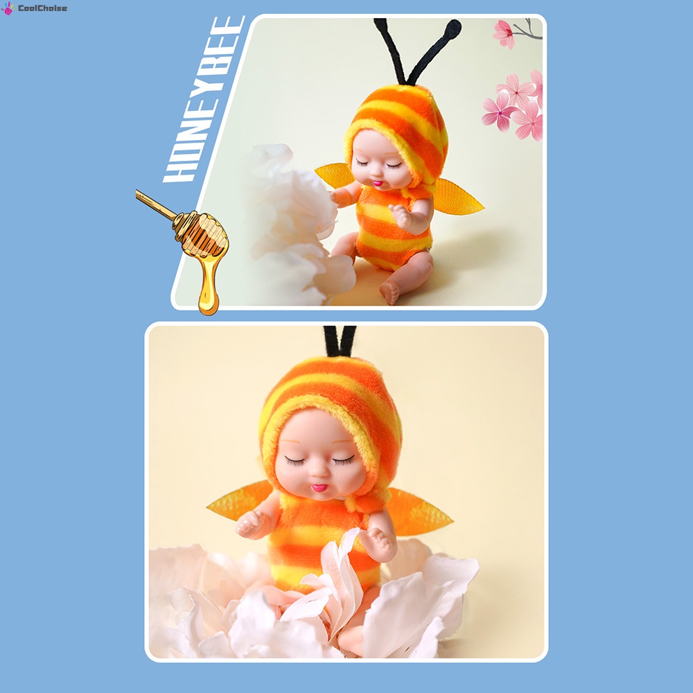 Búp Bê Em Bé Đang Ngủ Mini Dễ Thương Dùng Làm Quà Tặng