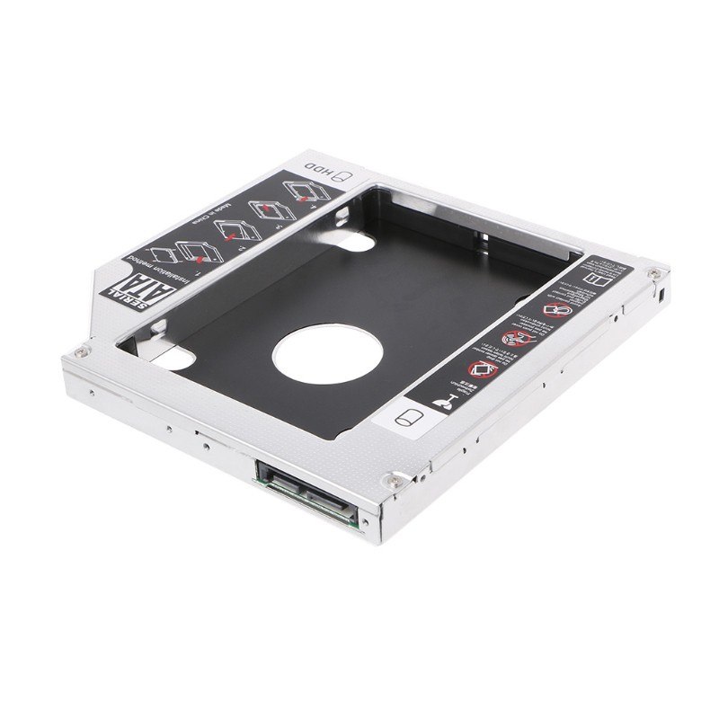 Hộp Đựng Ổ Cứng Ssd 12.7mm 2nd Hdd Caddy Sata 3.0 2.5 "Cho Laptop Odd Dvd / Cd-Rom Optical Bay | BigBuy360 - bigbuy360.vn
