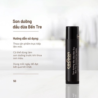 Son Dưỡng Dầu Dừa Bến Tre Cocoon 5g