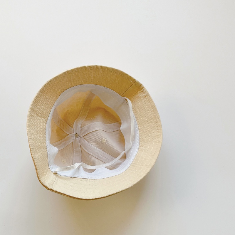 Mũ Tai Bèo Chống Nắng Thêu Chữ Đơn Giản Thời Trang Mới Cho Bé