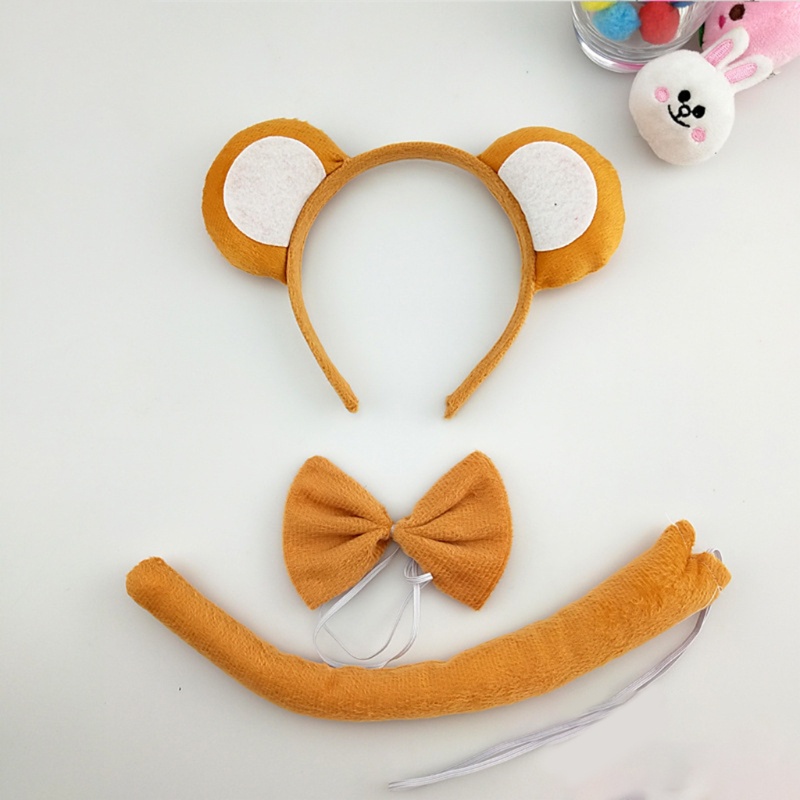 Băng Đô Tai Thú Dễ Thương Dùng Hóa Trang Tiệc Sinh Nhật