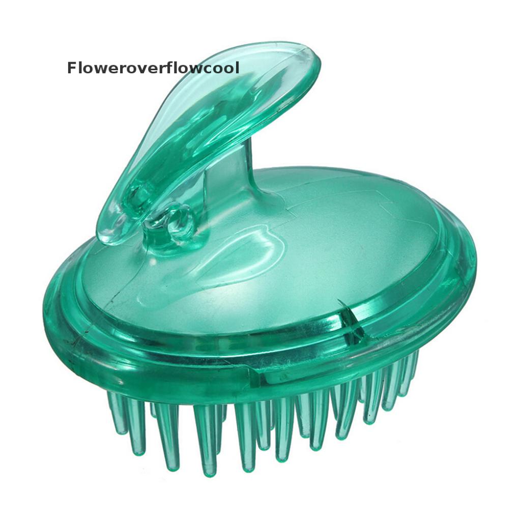 (Hàng Mới Về) Lược Silicone Mát Xa Da Đầu Khi Tắm Tiện Dụng