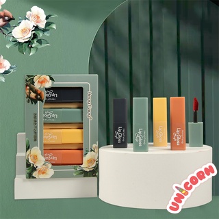 Set 4 Son Kem HENGFANNG Hot Trend Lâu Trôi Màu Tôn Da