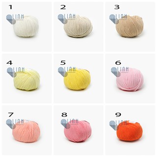 Cuộn Len Cotton Nitrile (BẢNG MÀU 2)