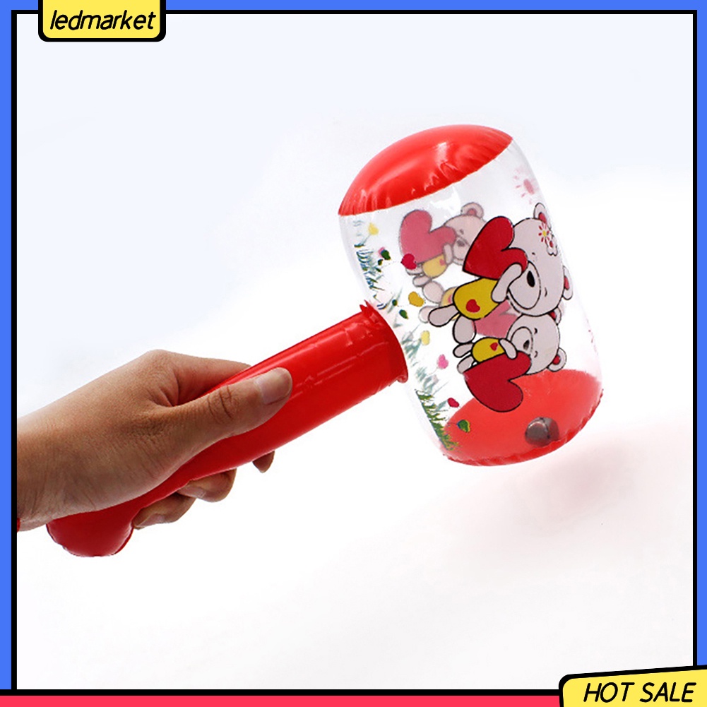 Búa Bơm Hơi Hình Hoạt Hình Có Đèn LED Cho Bé