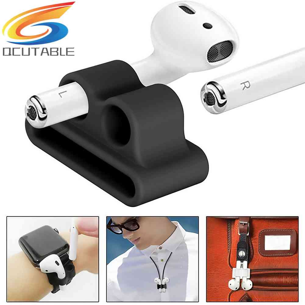 Phụ Kiện Giá Đỡ Cố Định Tai Nghe AirPods Bằng Silicone